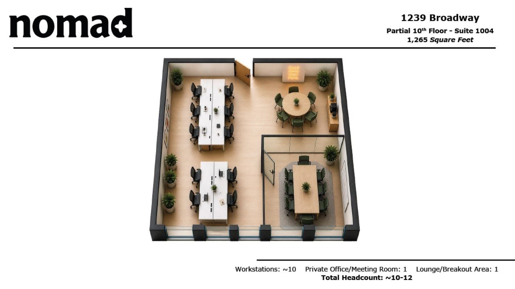 1237-1239 Broadway, New York, NY à louer Plan d’étage– Image 1 sur 4