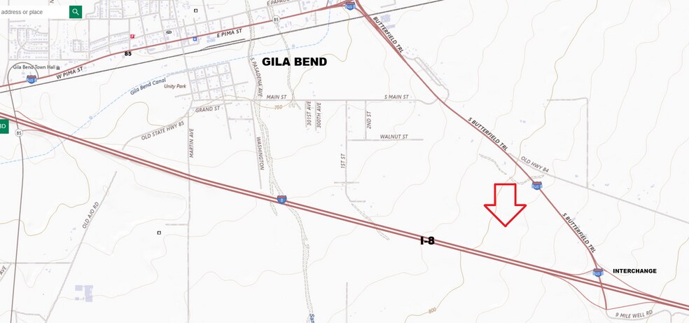 Butterfield Tr at I-8 Interchange, Gila Bend, AZ à vendre - Photo de l’immeuble – Image 2 sur 6