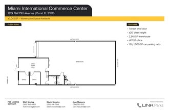1801-1839 NW 79th Ave, Doral, FL à louer Plan de site– Image 2 sur 17