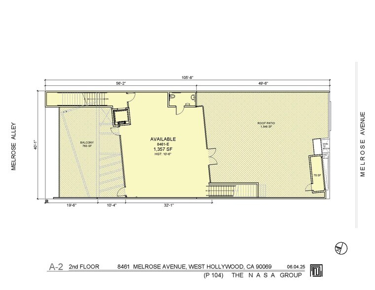 8461 Melrose Ave, West Hollywood, CA à louer - Plan d’étage – Image 2 sur 8