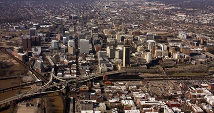 1309-1317 E Main St, Richmond, VA - VUE AÉRIENNE  vue de carte