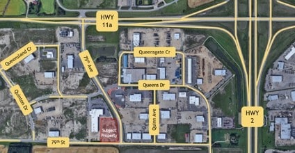 7550 79th Ave, Red Deer, AB - Vue aérienne  vue de carte