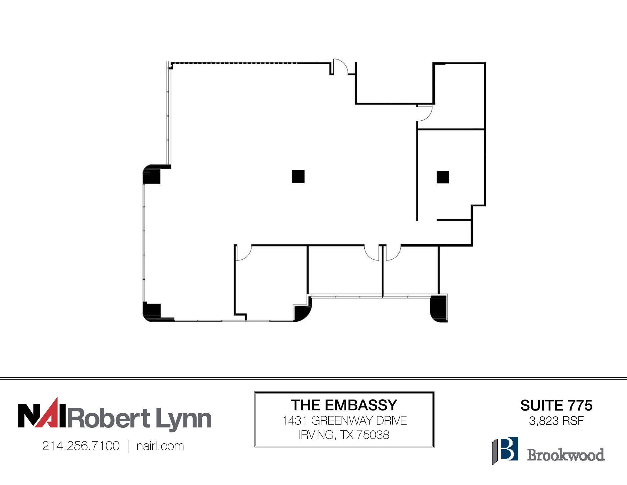 1431 Greenway Dr, Irving, TX à louer Plan d’étage– Image 1 sur 3