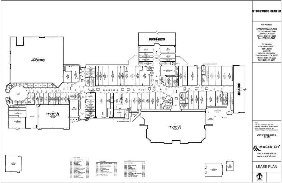 121-500 Stonewood St, Downey, CA à louer - Plan d’étage – Image 2 sur 2