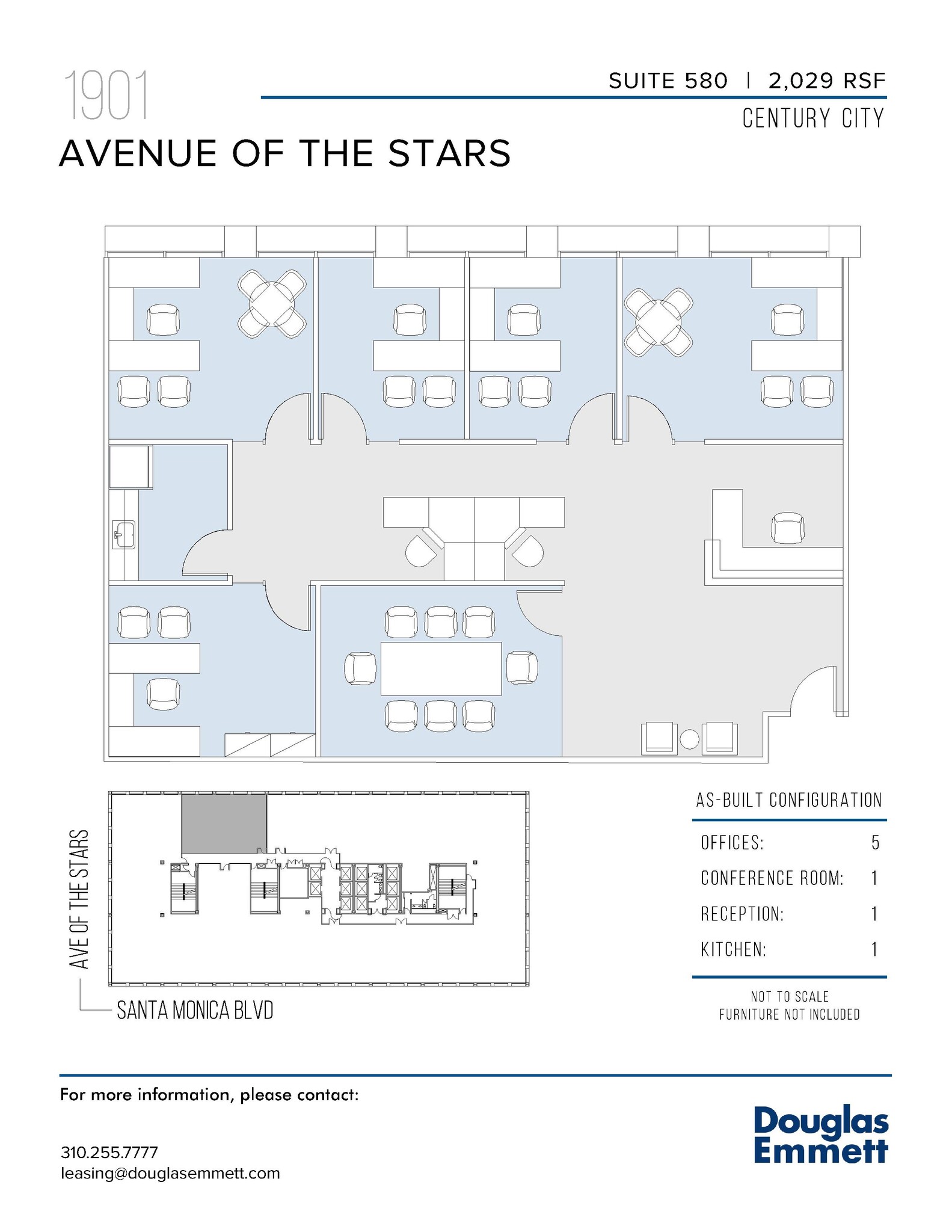 1901 Avenue of the Stars, Los Angeles, CA à louer Plan d’étage– Image 1 sur 1