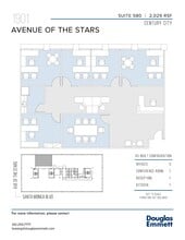 1901 Avenue of the Stars, Los Angeles, CA à louer Plan d’étage– Image 1 sur 1
