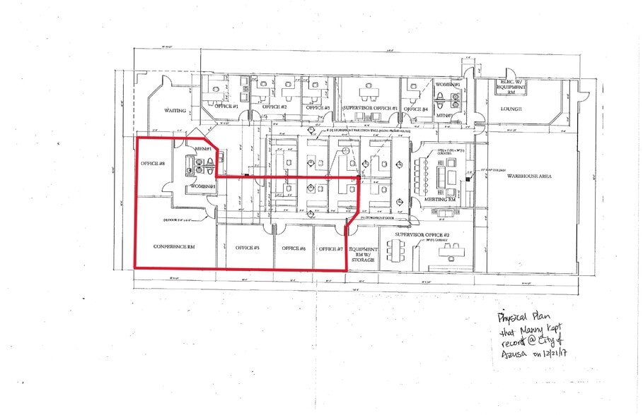1250 Mountain View Cir, Azusa, CA à louer - Plan d’étage – Image 3 sur 10