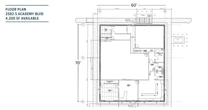 2582 S Academy Blvd, Colorado Springs, CO à vendre Plan d’étage– Image 2 sur 2