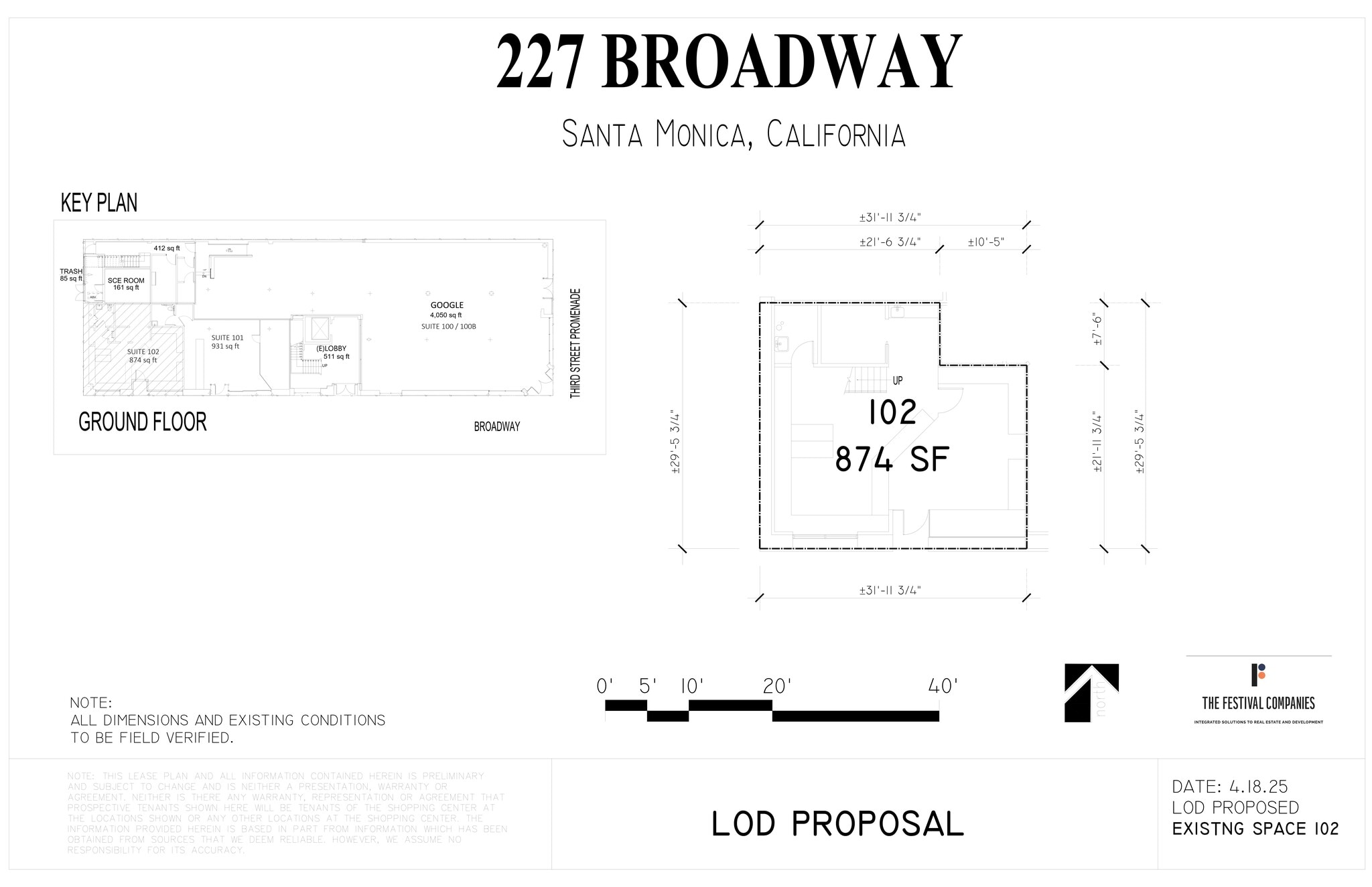 223-227 Broadway, Santa Monica, CA à louer Plan de site– Image 1 sur 1
