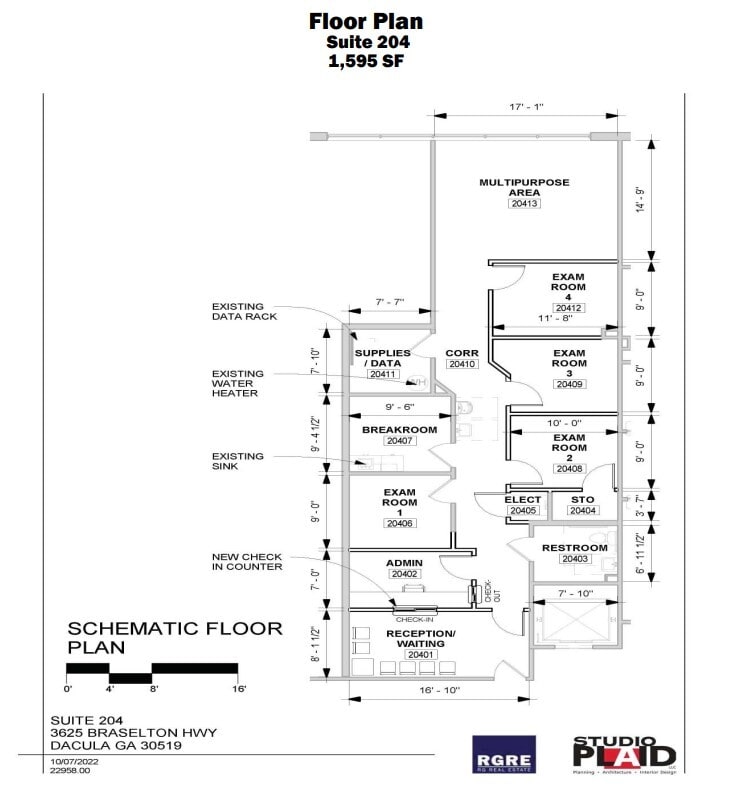 3625 Braselton Hwy, Dacula, GA à louer Plan d’étage– Image 1 sur 1