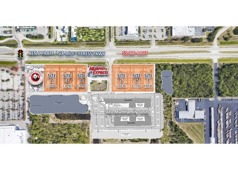14801 6 Mile Cypress Pky, Fort Myers, FL à louer - Photo de l’immeuble – Image 2 sur 2