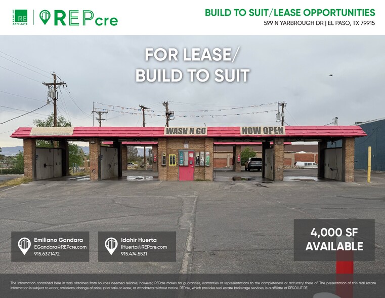 599 N Yarbrough Dr, El Paso, TX à louer - Photo de l’immeuble – Image 1 sur 6