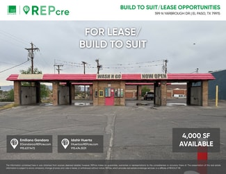 Plus de détails pour 599 N Yarbrough Dr, El Paso, TX - Terrain à louer