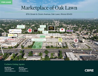 Plus de détails pour 8700-8828 S Cicero Ave, Oak Lawn, IL - Local commercial à louer
