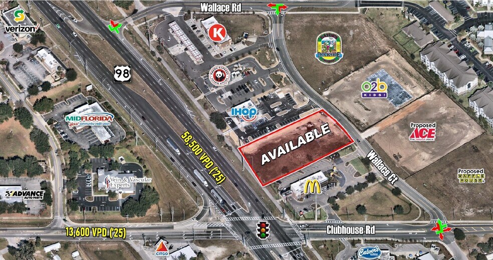 NEQ US 98 & Clubhouse Rd, Lakeland, FL à louer - Photo de l’immeuble – Image 2 sur 3