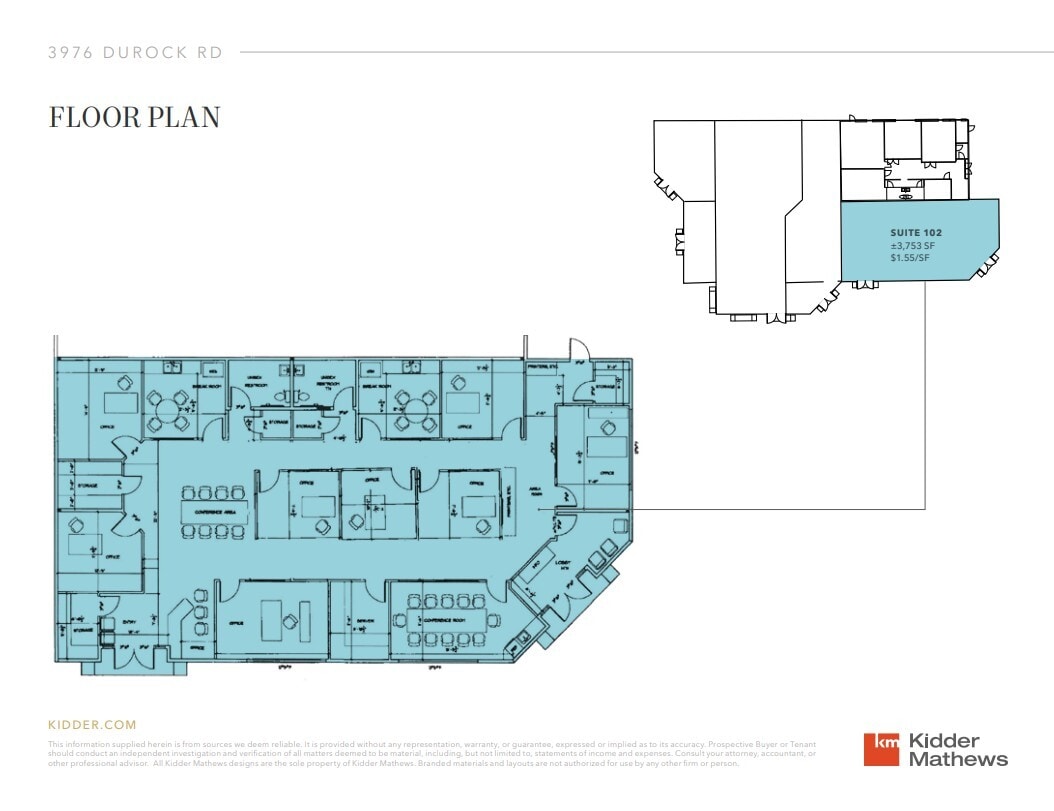 3976 Durock Rd, Cameron Park, CA à louer Plan d’étage– Image 1 sur 1