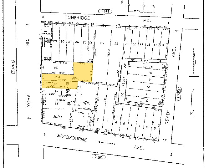 5411 York Rd, Baltimore, MD à vendre - Plan cadastral – Image 2 sur 3