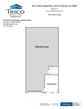 667-759 S State College Blvd, Fullerton, CA à louer Plan d’étage– Image 1 sur 1