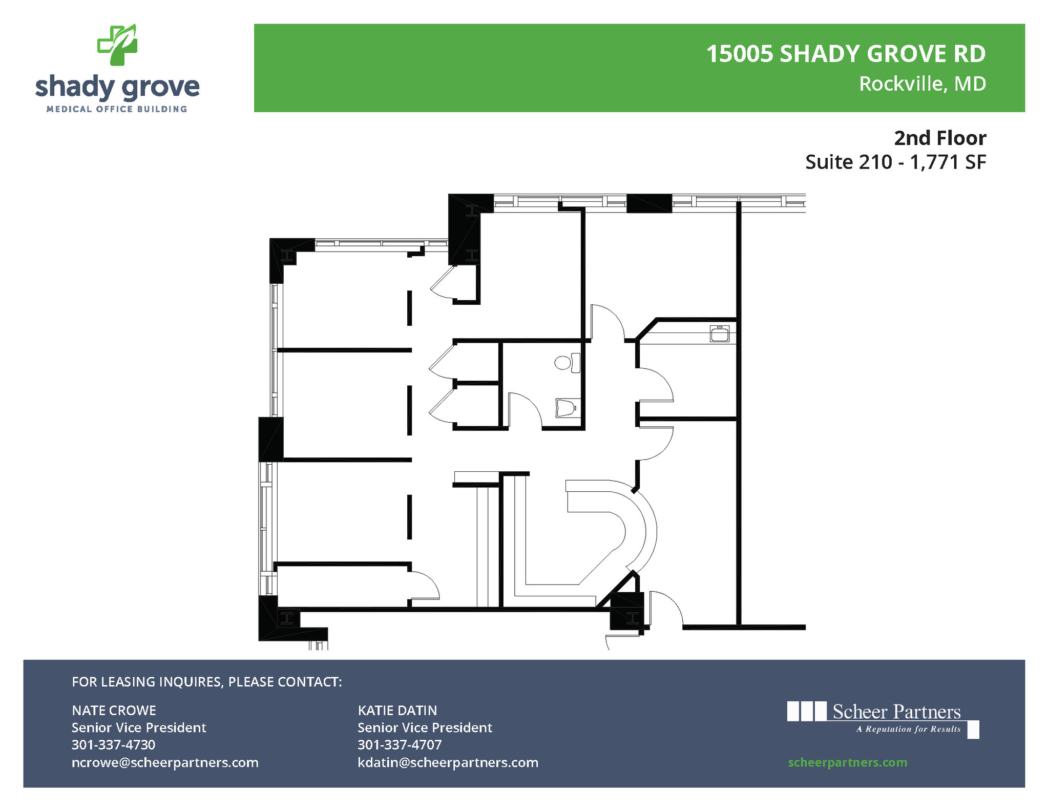 15005 Shady Grove Rd, Rockville, MD à louer Plan d’étage– Image 1 sur 1