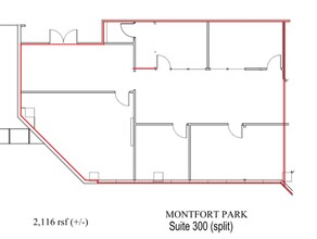 13747 Montfort Dr, Dallas, TX à louer Plan d’étage– Image 1 sur 1