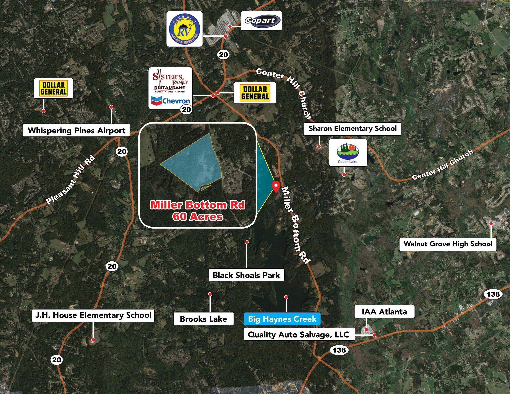Miller Bottom Rd, Conyers, GA à vendre Photo principale– Image 1 sur 8
