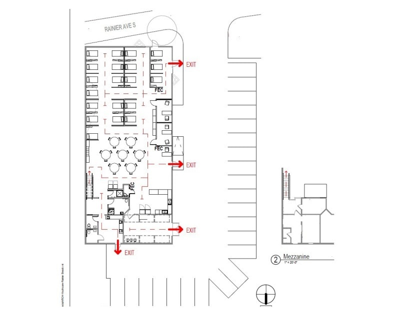9416 Rainier Ave S, Seattle, WA à louer Plan d’étage– Image 1 sur 1