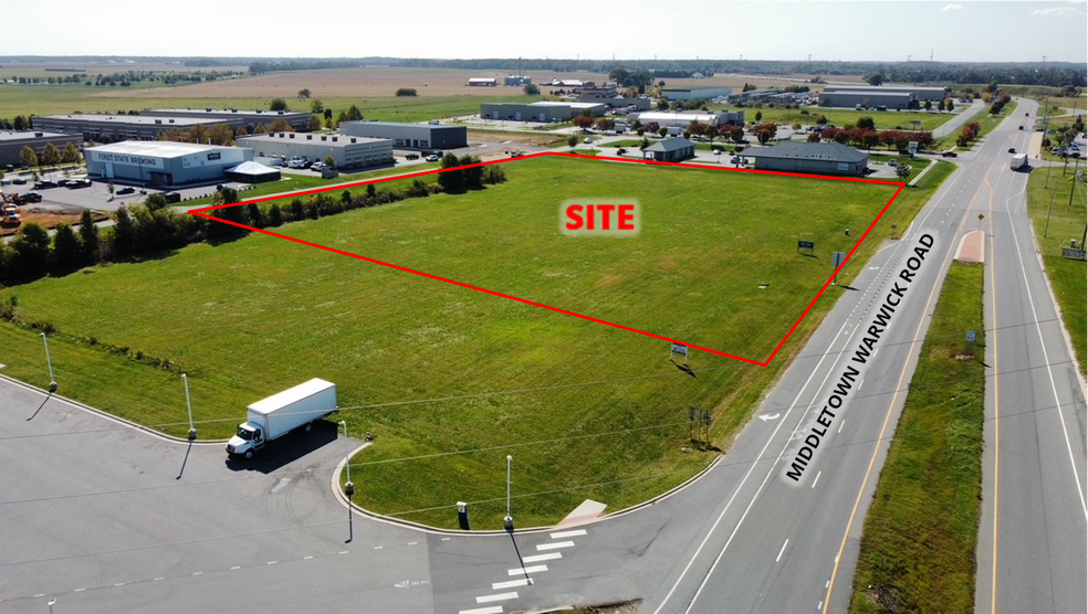 870 Middletown Warwick Rd, Middletown, DE à louer - Aérien – Image 1 sur 2