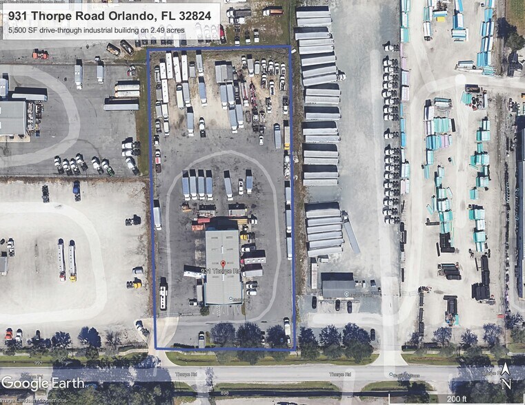 931 Thorpe Rd, Orlando, FL à louer - Aérien – Image 2 sur 3