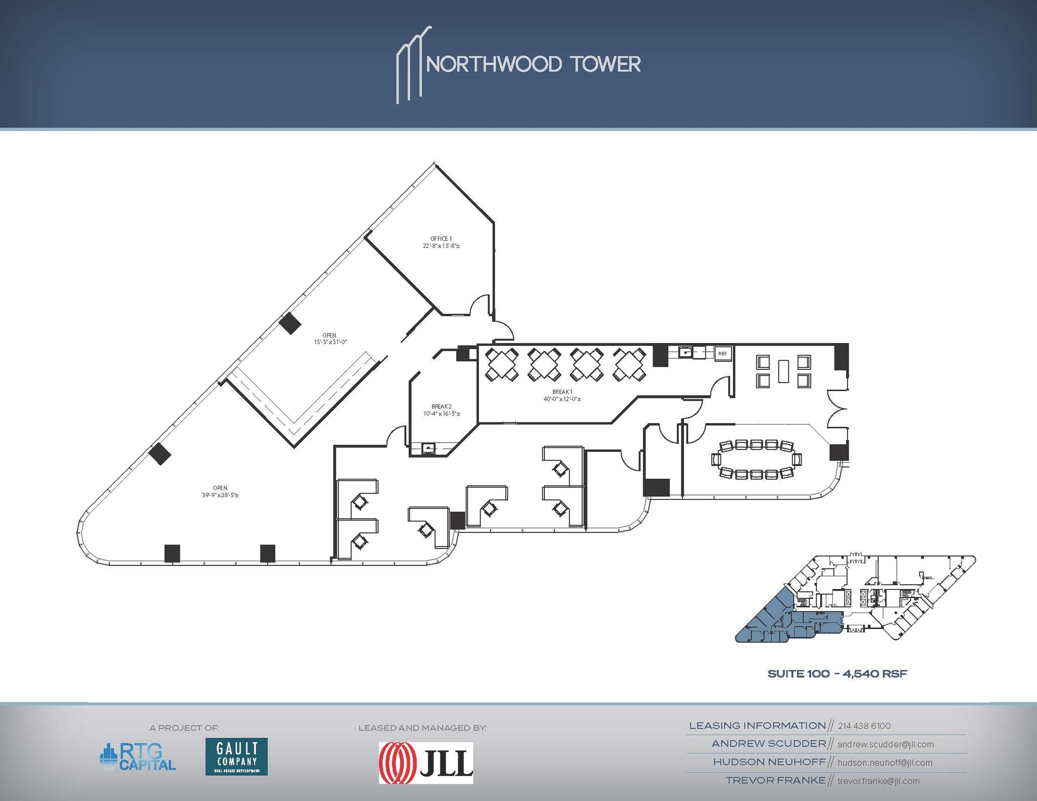 5757 Alpha Rd, Dallas, TX à louer Plan d’étage– Image 1 sur 1