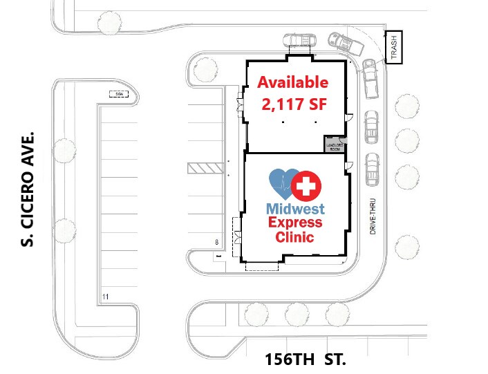 15541 Cicero Ave, Oak Forest, IL à louer Photo intérieure– Image 1 sur 1