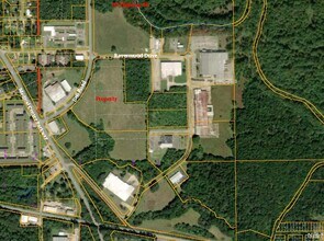 Ravenwood Drive And Bell Road, Selma, AL - Vue aérienne vue de carte
