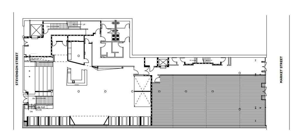 1017-1019 Market St, San Francisco, CA à louer Plan d’étage– Image 1 sur 1