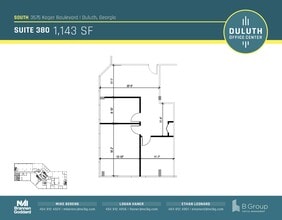 3505 Koger Blvd, Duluth, GA à louer Plan d’étage– Image 1 sur 1