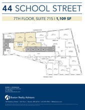 44 School St, Boston, MA à louer Plan d’étage– Image 1 sur 1