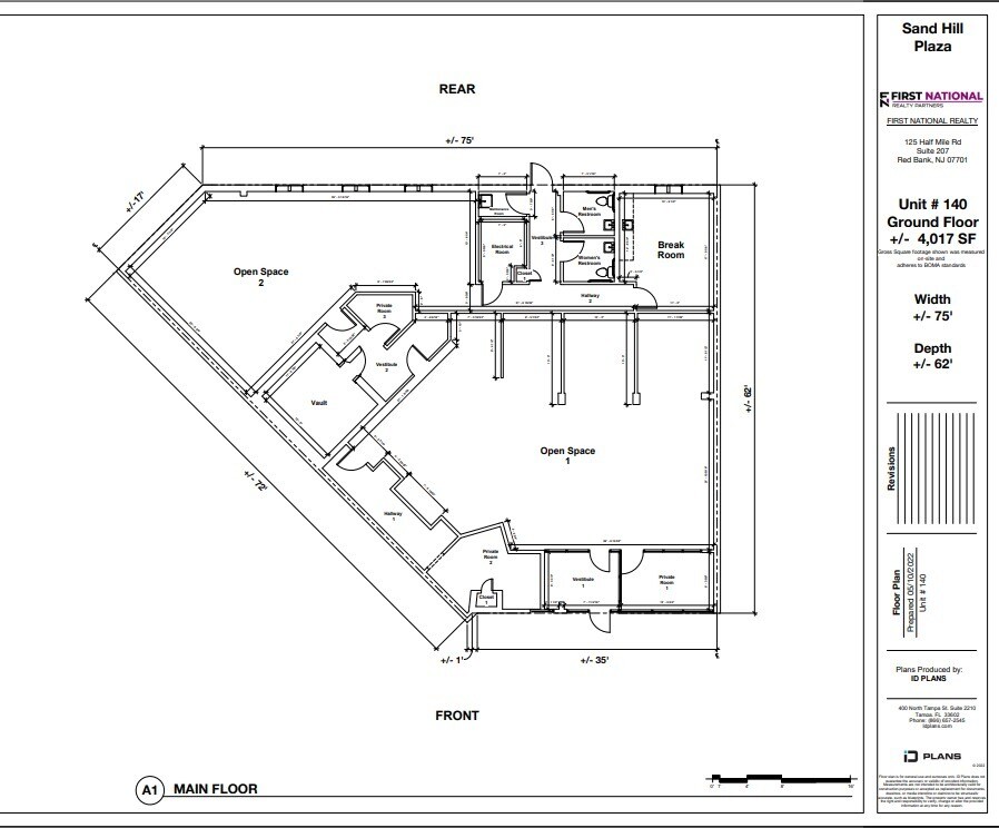 228 S Main St, Newtown, CT à louer Plan d’étage– Image 1 sur 5