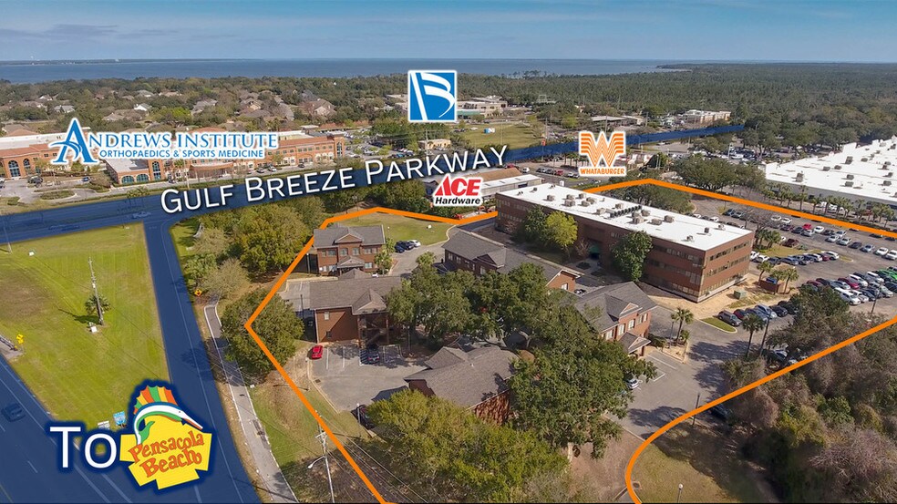 1101 Gulf Breeze Pky, Gulf Breeze, FL à vendre - Photo de l’immeuble – Image 3 sur 8