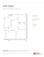 3550 N Central Ave, Phoenix, AZ à louer Plan d’étage– Image 1 sur 1