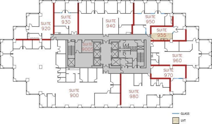 300 Spectrum Center Dr, Irvine, CA à louer Plan d’étage– Image 1 sur 1
