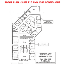 16350 Blanco Rd, San Antonio, TX à louer Plan d’étage– Image 2 sur 2