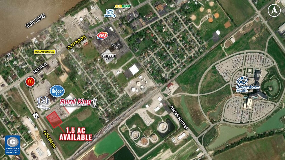 801 Commerce Dr, Owensboro, KY à louer - Aérien – Image 2 sur 2