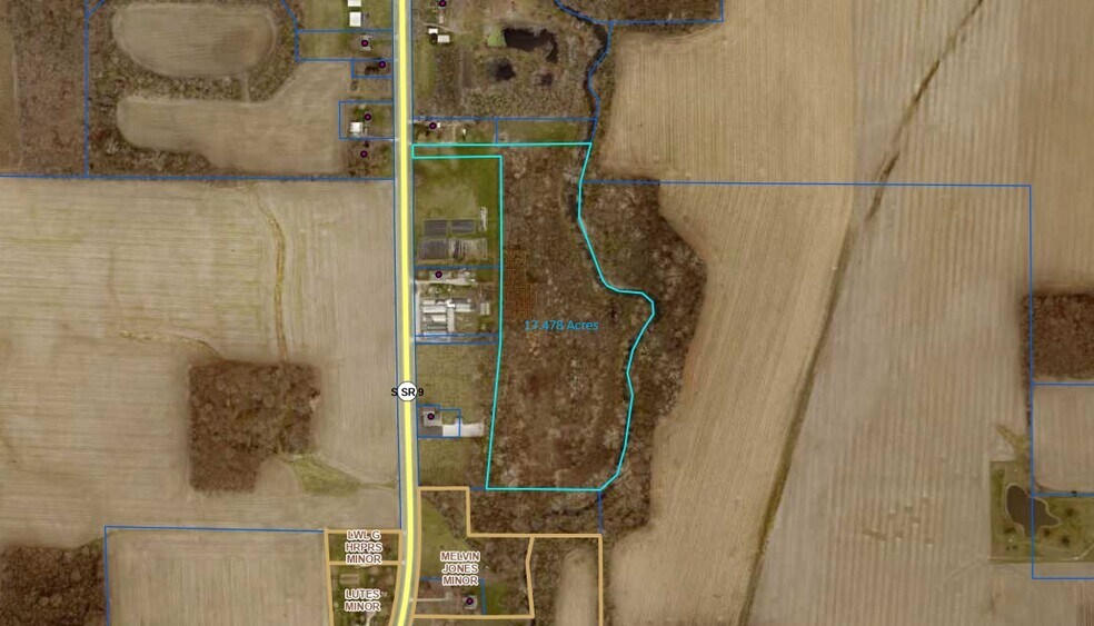 S SR 9 c, Greenfield, IN à vendre - Aérien – Image 1 sur 1