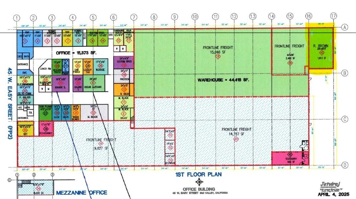 45 W Easy St, Simi Valley, CA à louer Plan d’étage– Image 1 sur 1