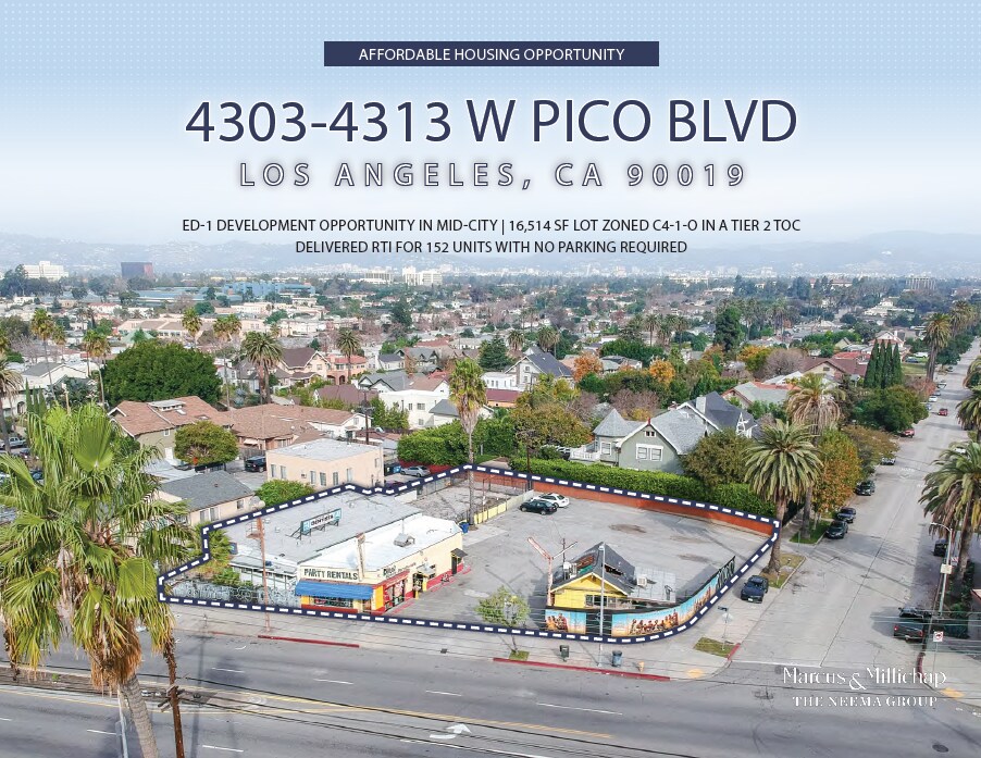 4303-4313 W Pico Blvd, Los Angeles, CA à vendre Photo de l’immeuble– Image 1 sur 6