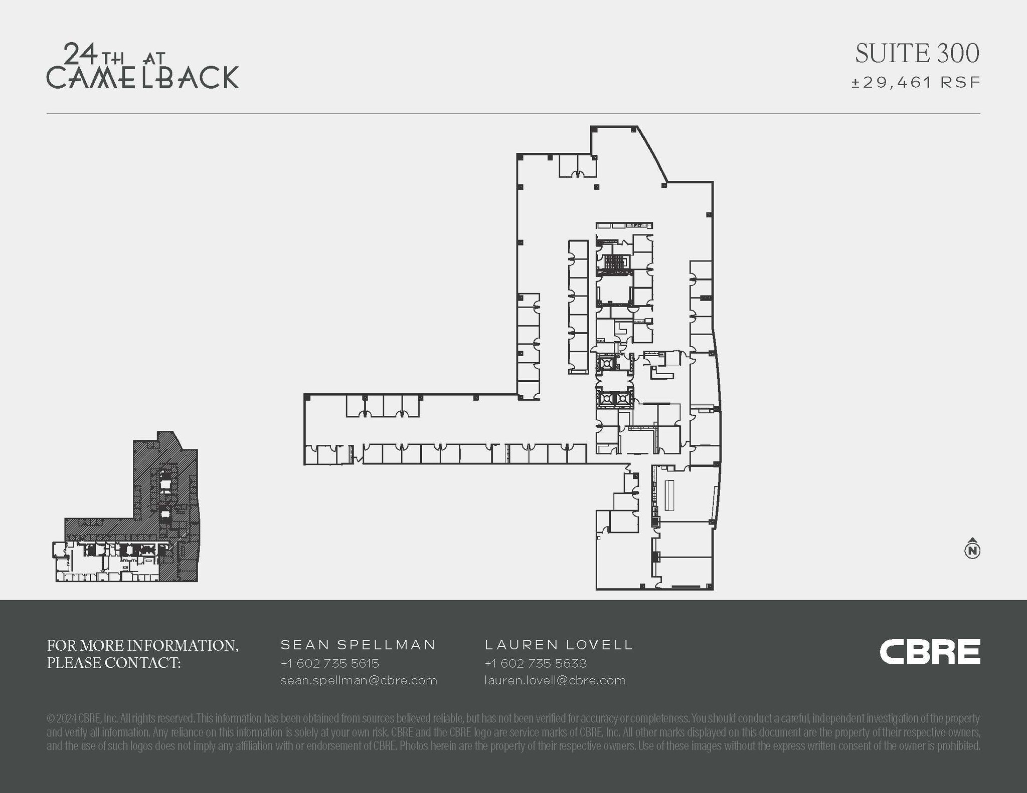 2375 E Camelback Rd, Phoenix, AZ à louer Plan d’étage– Image 1 sur 1