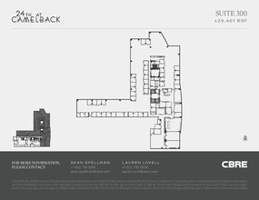 2375 E Camelback Rd, Phoenix, AZ à louer Plan d’étage– Image 1 sur 1