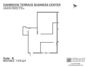 17W695-17W745 Butterfield Rd, Oakbrook Terrace, IL à louer Plan de site– Image 1 sur 1