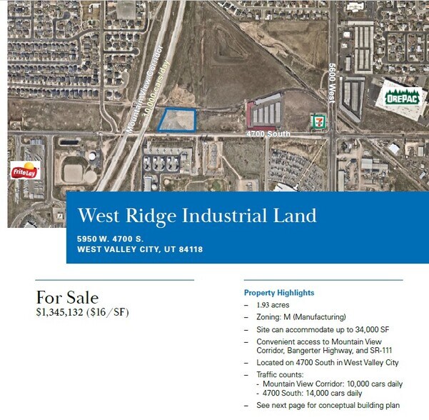 5950 4700, West Valley City, UT à vendre - Photo de l’immeuble – Image 1 sur 4
