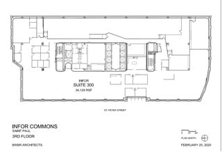380-388 Saint Peter St, Saint Paul, MN à louer Plan d’étage– Image 1 sur 1