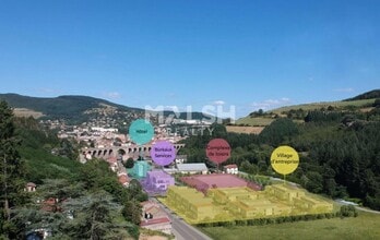Tarare, RHO - Vue aérienne  vue de carte