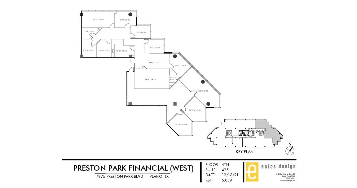 4975 Preston Park Blvd, Plano, TX à louer Plan d’étage– Image 1 sur 1